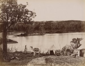 Jordânia (o Jordão) de Félix Bonfils